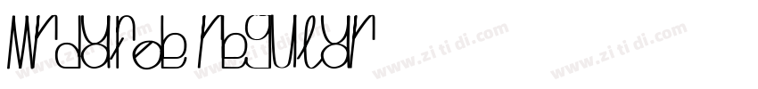 MrDafoe Regular字体转换